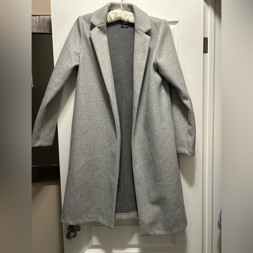 Elegant Gray Zara Coat